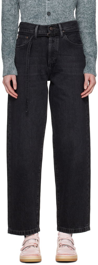Nohavice Acne Studios 1991 Toj Jeans Čierna | C00067-, 0