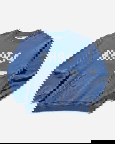 Mikina Neighborhood Savage Crewneck Sweatshirt Modrá | 251OKNH-CSM01 BL, 0