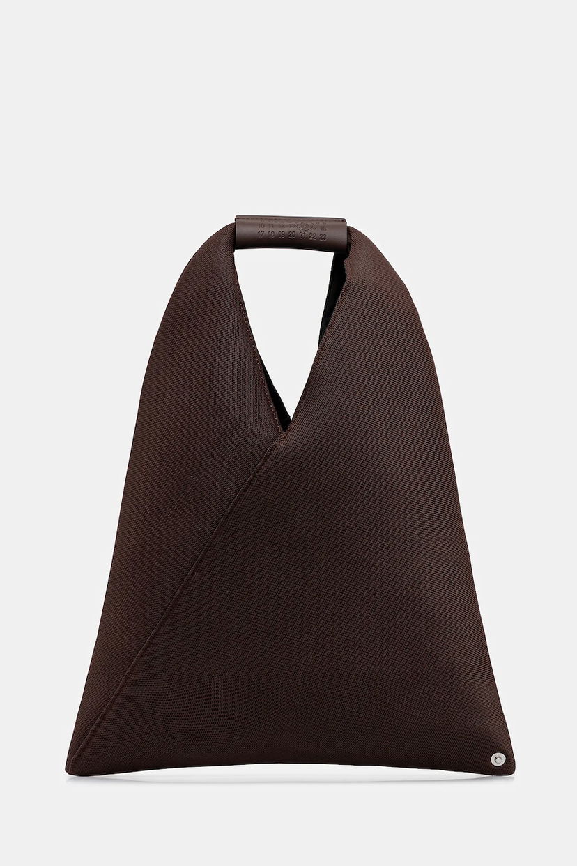 Kabelka Maison Margiela Triangle Fabric Top Handle Bag Hnedá | S54WD0043.P6414.T2625
