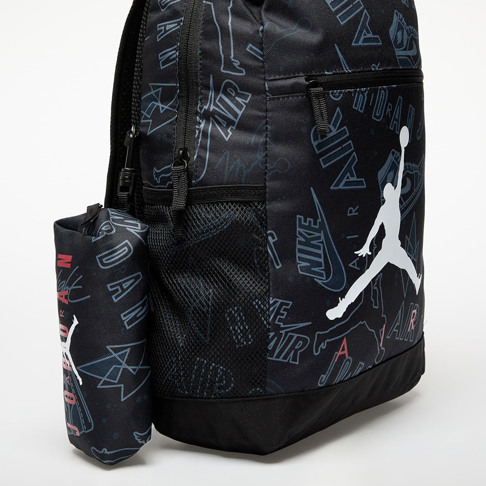 Jan Air School Backpack Black/ Gym Red