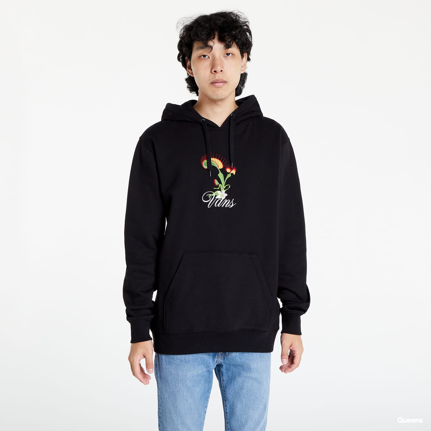 Mikina Vans Fatal Floral Pullover Hoodie Čierna | VN0A7S8FBLK1, 0