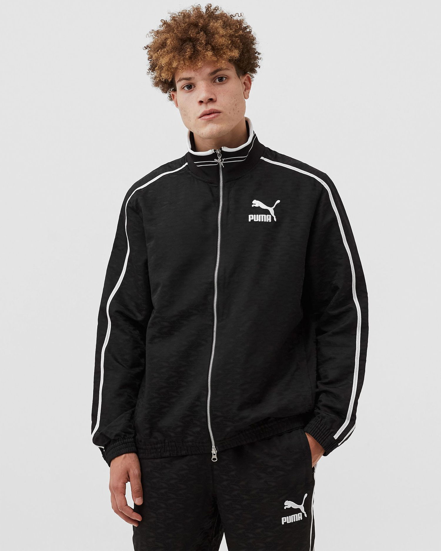 Bunda Puma PLAYERS LOUNGE T7 Woven Track Jacket Čierna | 535800-01, 1
