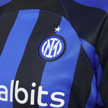 Dres Nike Inter Milan 2022/23 Stadium Home Women's Dri-FIT Football Shirt Modrá | DJ7775-412, 2