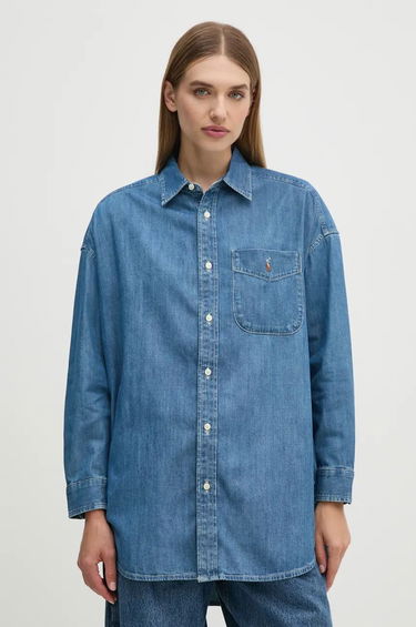 Košeľa Polo by Ralph Lauren Shirt Relaxed Modrá | 211952262, 0