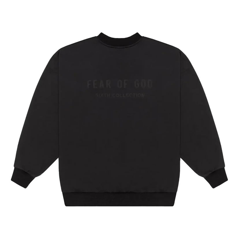 Mikina Fear of God Designer Back Logo Crewneck Sweatshirt Čierna | FOG-FW19-64