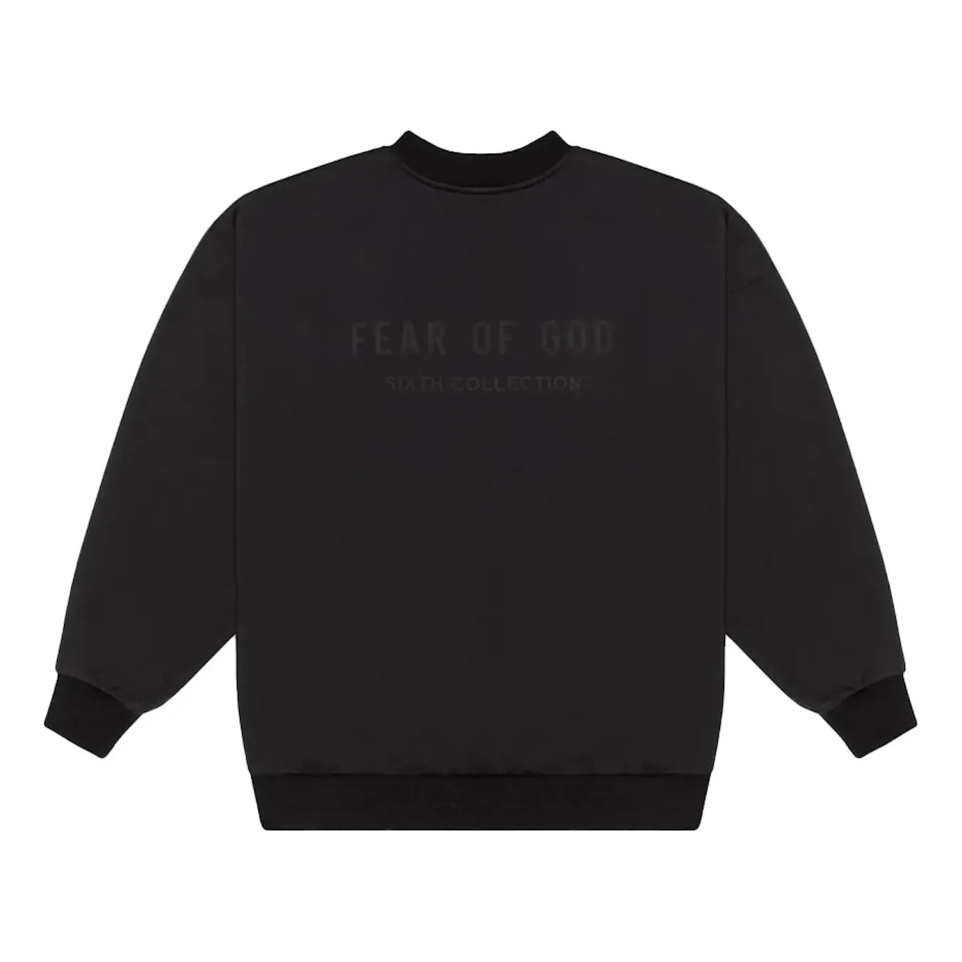 Mikina Fear of God Designer Back Logo Crewneck Sweatshirt Čierna | FOG-FW19-64, 0