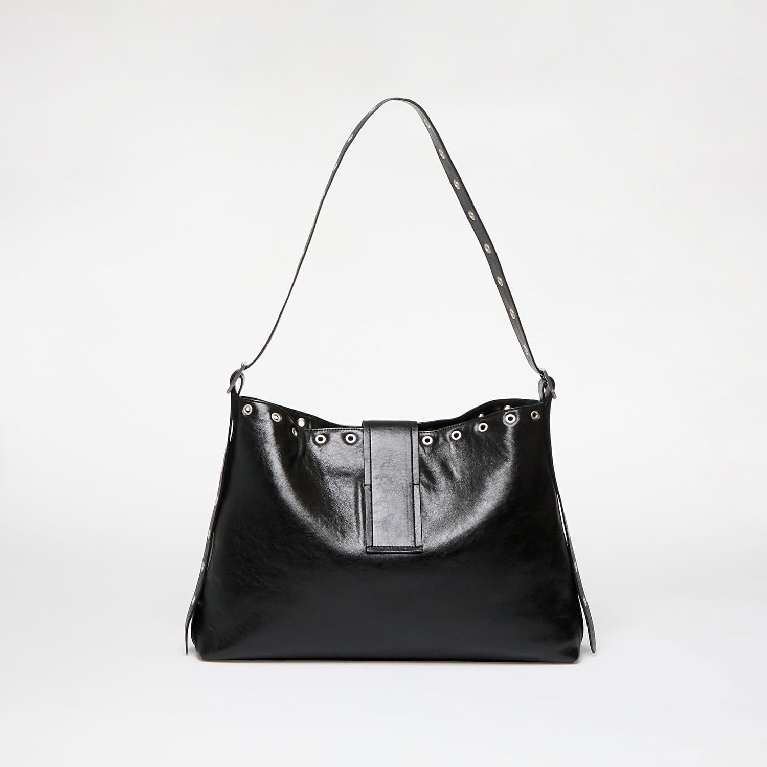 Taška cez rameno MISBHV Leather Hobo Bag Black Universal Čierna | 241A436, 1