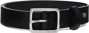 Opasok rag & bone Rag & Bone Leather Boyfriend Belt Čierna | W272162DP, 3