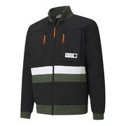 Parquet Quilted Puffer Basketball Winter Jacket