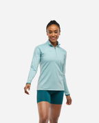 GlideTech Quarter Zip Running Pullover Top, Size L