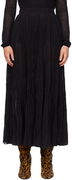 TOTEME Women's Crinkled Plissé Maxi Skirt