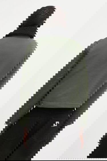 Bunda Carhartt WIP Newkirk Cropped Jacket with Faux Fur Collar Zelené | I035699.3CWXX, 2