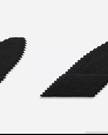 Kulicha visvim Ribbed Knit Wool Beanie with Text Label Čierna | 0125203003010 1, 3