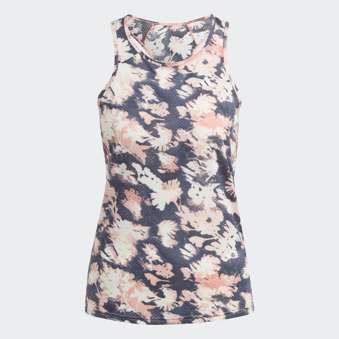 Tielko adidas Performance Own the Run Cooler Summer Running Tank Top Ružová | HR9962, 0