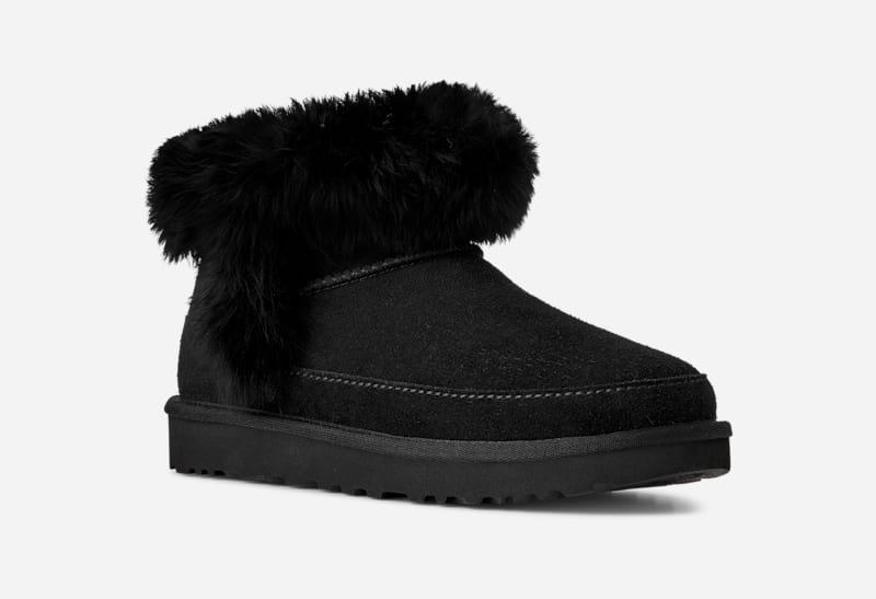 Tenisky a topánky UGG Suede Classic Ultra Mini Chalet Boot Čierna | 1173832-BLK, 1