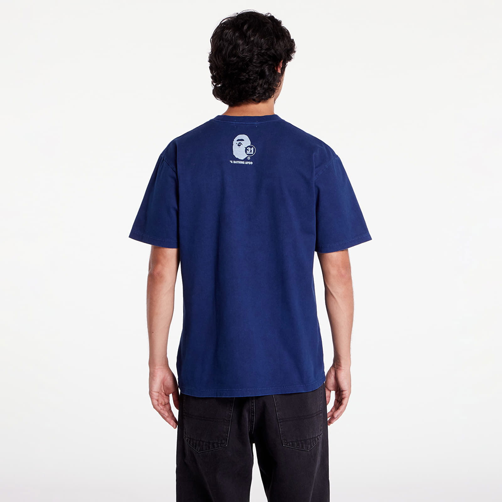 A BATHING APE 31St Anniversary Japan Ape Head Tee Indigo