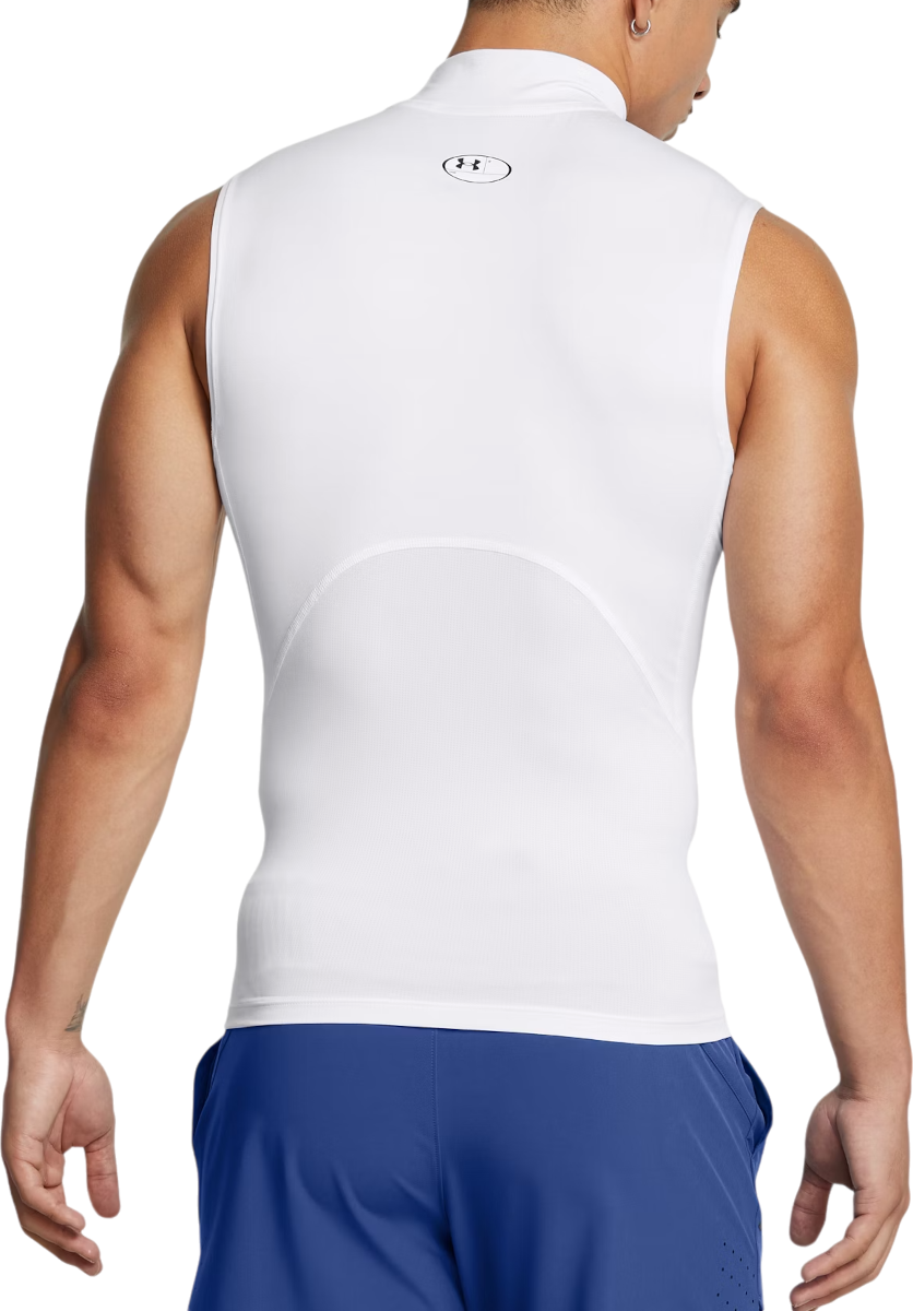Tielko Under Armour Compression Mock Sleeveless Tank Top Biela | 1361521-100, 1