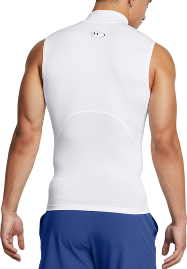 Tielko Under Armour Compression Mock Sleeveless Tank Top Biela | 1361521-100, 1