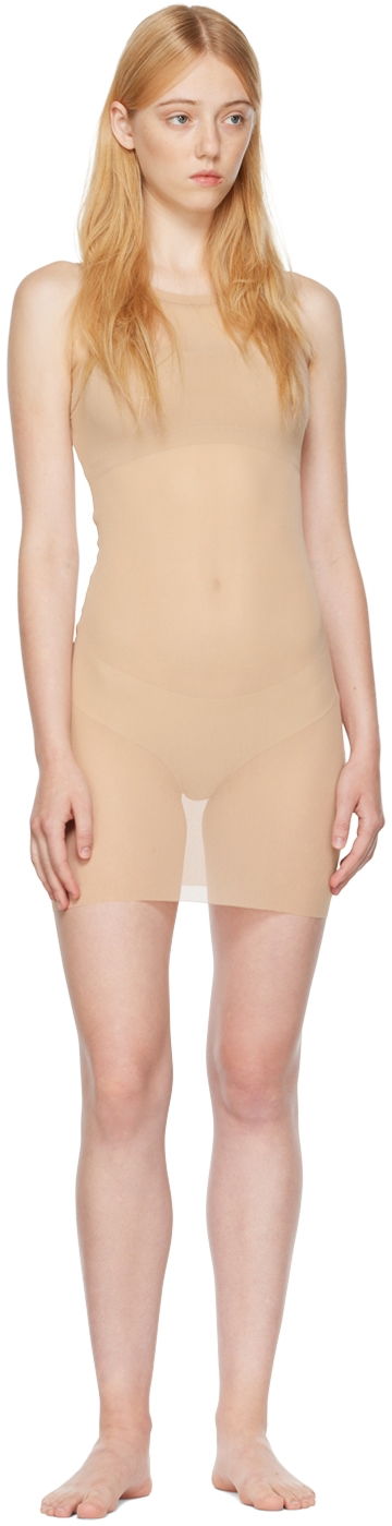 Šaty SKIMS SKIMS Summer Mesh Mini Dress Béžová | AP-DRS-1638, 3