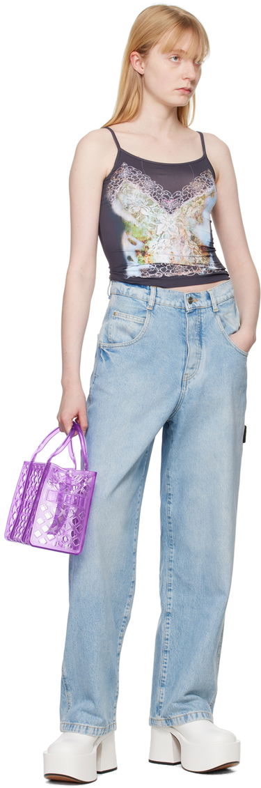 Tote bag Marc Jacobs Marc Jacobs 'The Jelly Small' Tote Bag Fialová | 2P4HTT054H03, 3