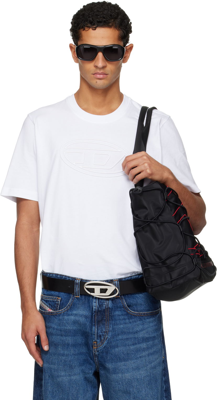 Tričko Diesel T-Adjust-Bigoval T-shirt Biela | A17402-0NJBM-100