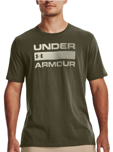 Tričko Under Armour Team Issue Wordmark Zelené | 1329582-390