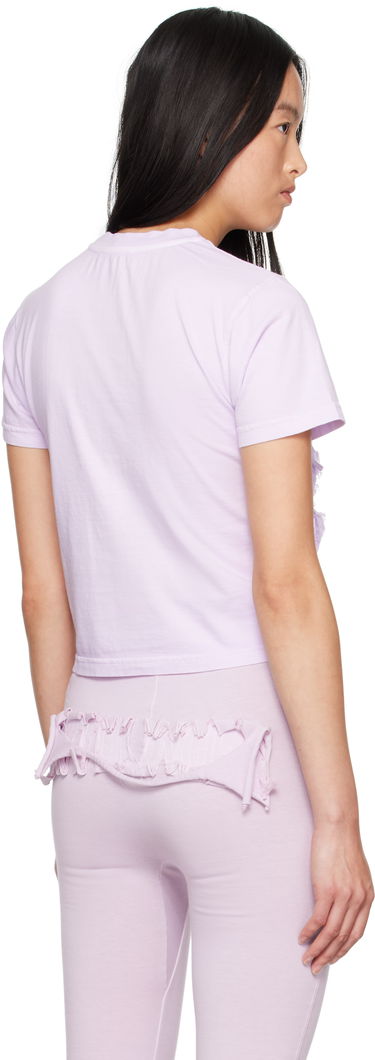 Tričko Ottolinger Ottolinger Distressed Otto Fitted T-Shirt Fialová | 2215014014, 2