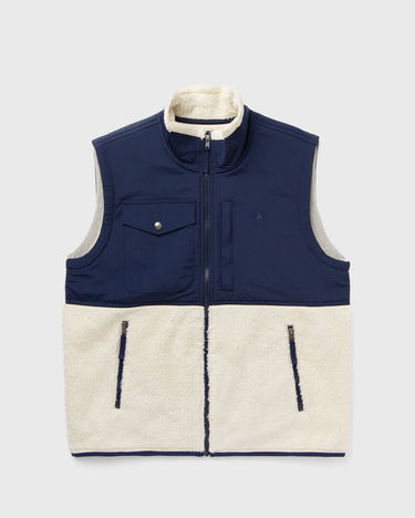 Vesta Polo by Ralph Lauren Sleeveless Full Zip Vest Modrá | 710854959008, 0