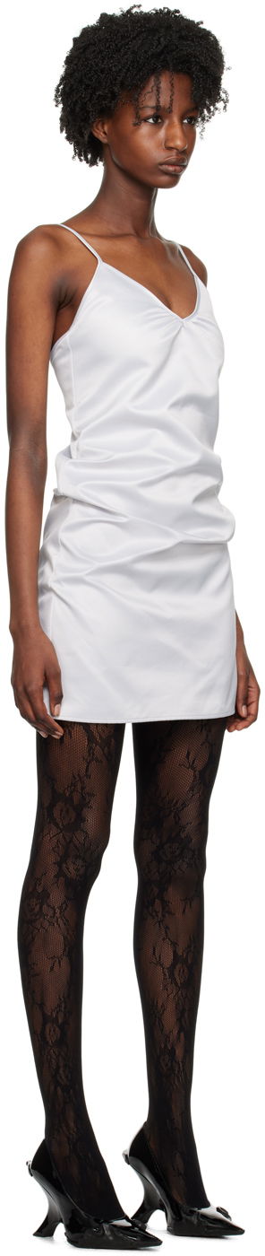 Šaty We11done We11done Draped Slip Mini Dress Šedá | WD-OP1-23-124-W-SV, 1
