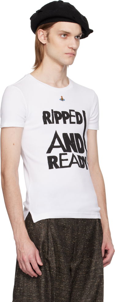 Tričko Vivienne Westwood Vivienne Westwood 'Ripped & Ready' T-Shirt Čierna | 3G01003I-J009C-, 4