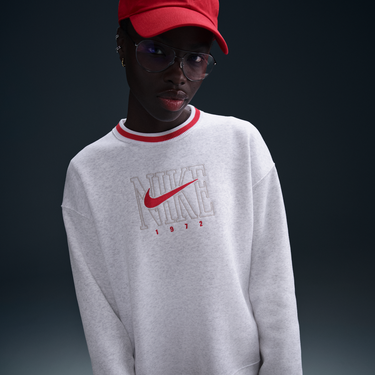 Mikina Nike Nike Sportswear Phoenix Fleece Crewneck Sweatshirt Šedá | HJ0949-051, 2