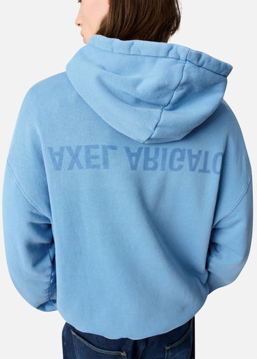 Mikina AXEL ARIGATO Distort Washed Hoodie Modrá | A3434002, 6