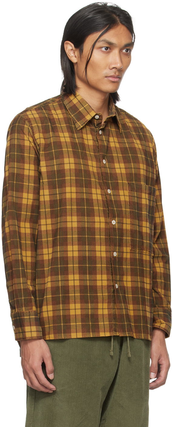Košeľa Universal Works Universal Works Square Pocket Shirt Žltá | P2954, 1