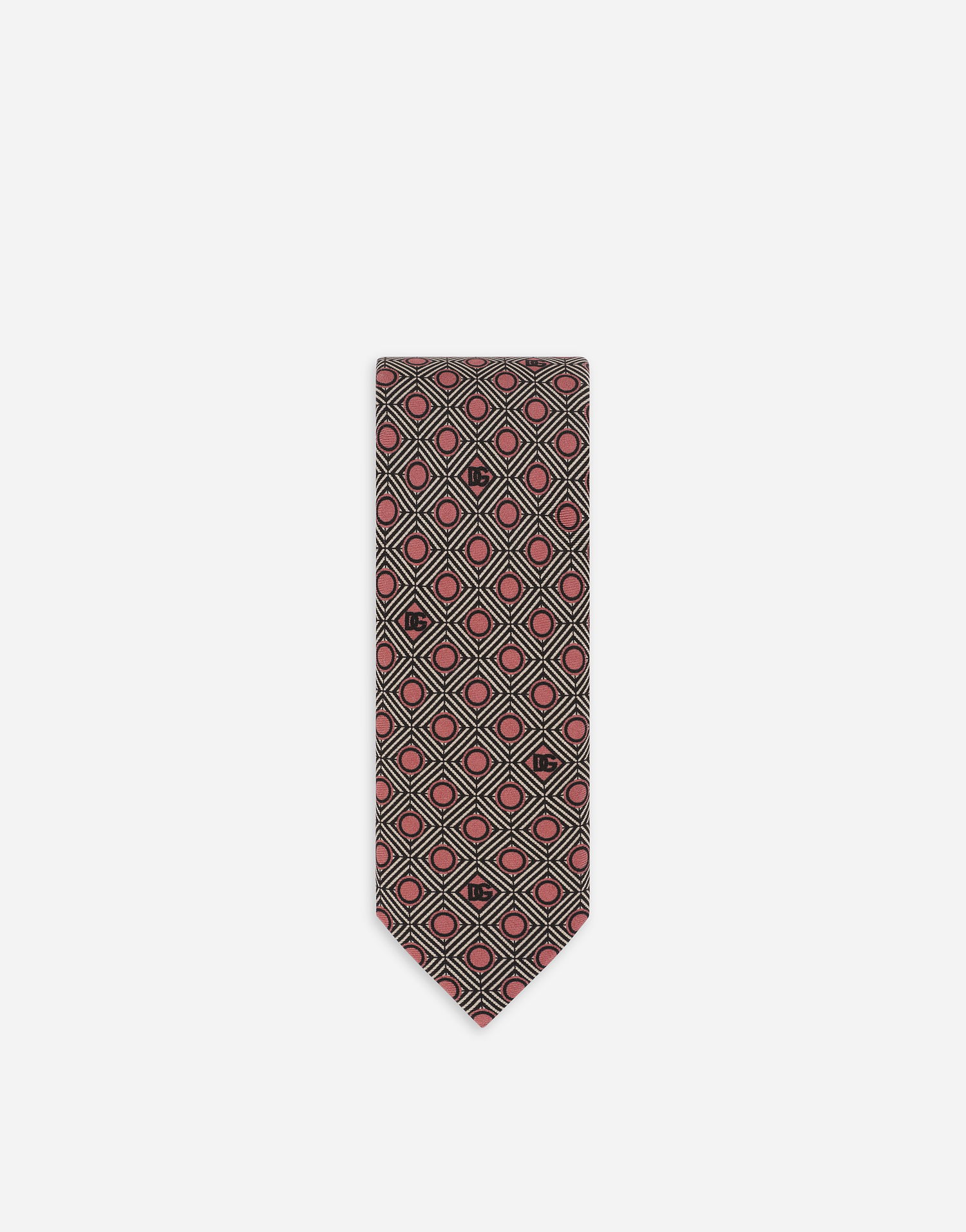 Šál Dolce & Gabbana Dolce & Gabbana Silk Jacquard Tie with Micro-Designs and DG Logo Rôznofarebný | GT149EG0WSOX0805, 1