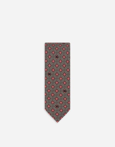 Šál Dolce & Gabbana Dolce & Gabbana Silk Jacquard Tie with Micro-Designs and DG Logo Rôznofarebný | GT149EG0WSOX0805, 1