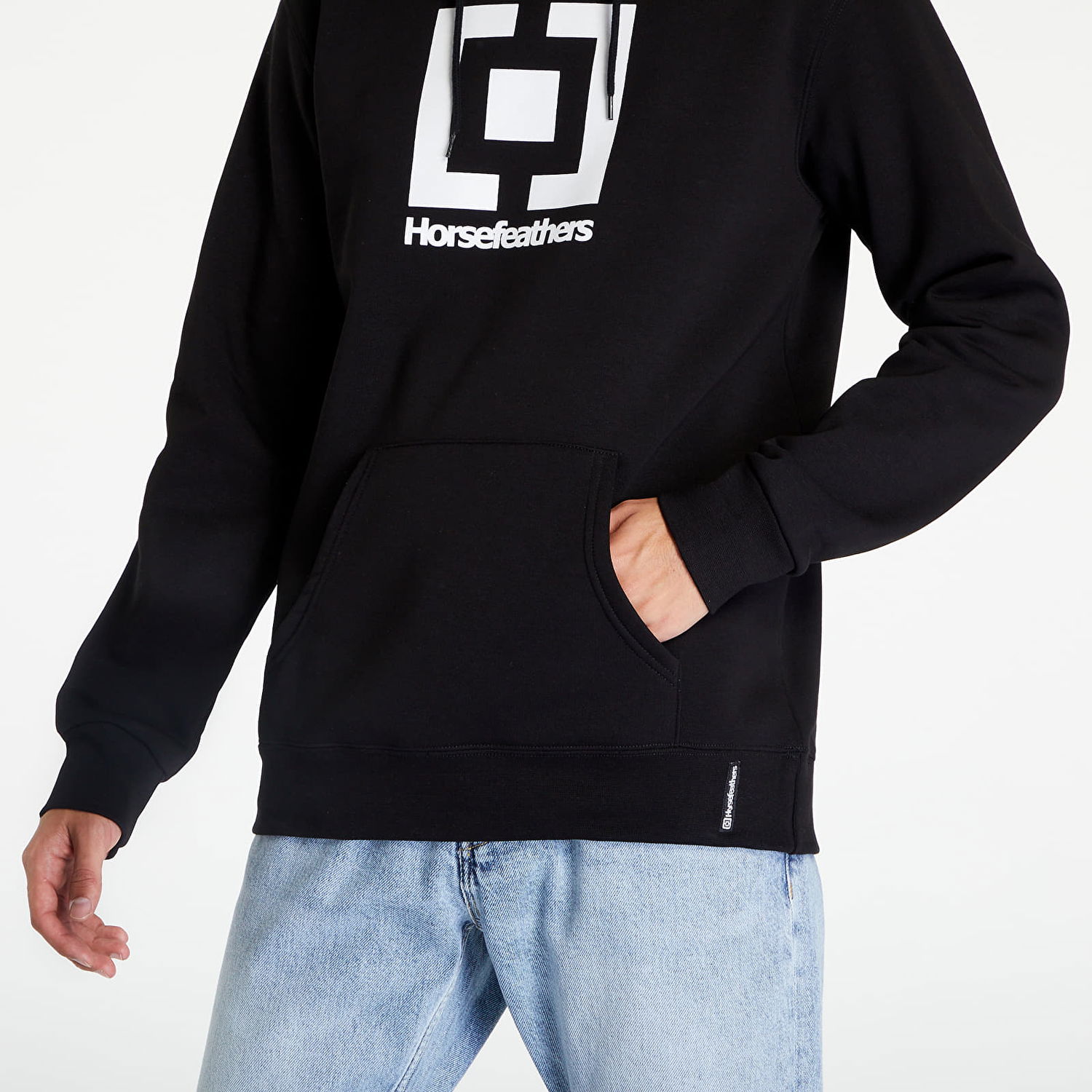 Mikina Horsefeathers Leader Sweatshirt Čierna | SM1212A, 1