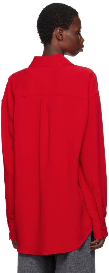 Košeľa Stella McCartney Stella McCartney Iconic Oversized Shirt Červená | 6200443DU300, 2