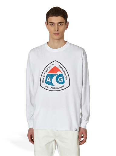 Tričko Nike ACG Outdoor Sign Longsleeve T-Shirt Biela | DX9450-100