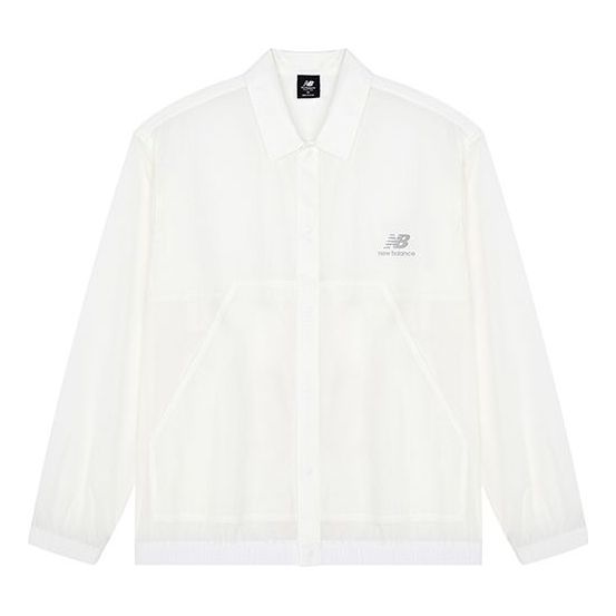 Vetrovka New Balance Sportswear Jacket Biela | AMJ23301-PAY