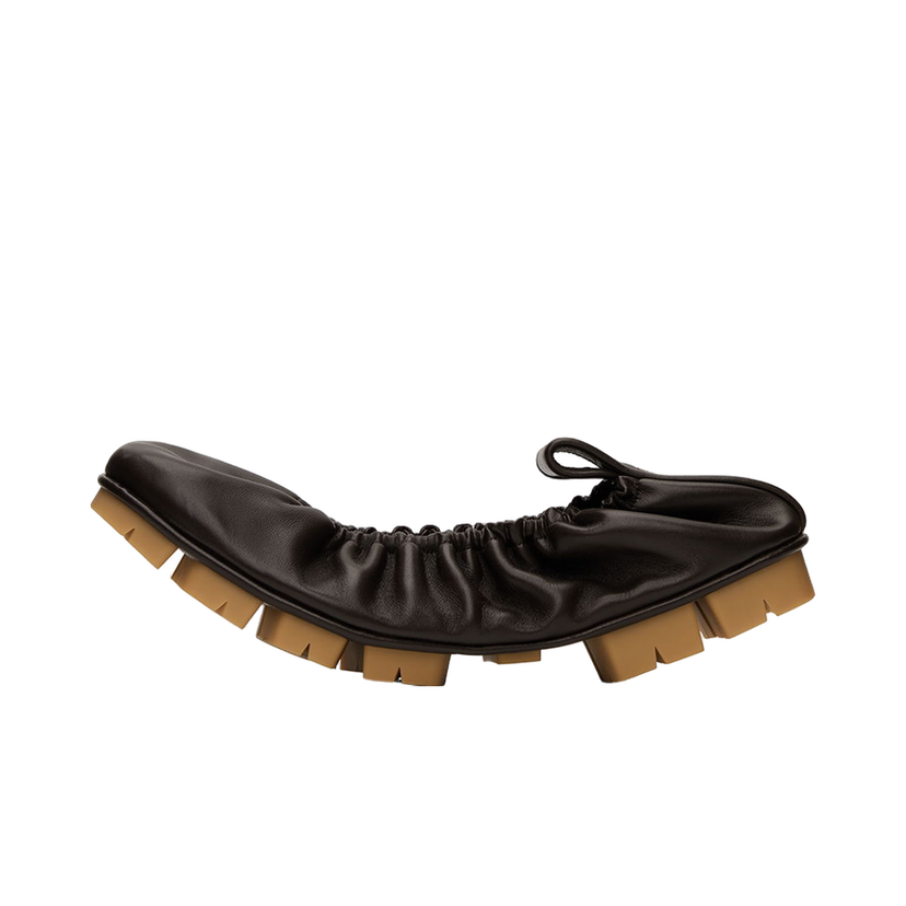 Tenisky a topánky Bottega Veneta Shore Ballerina Flats Hnedá | 796503 V4PS0
