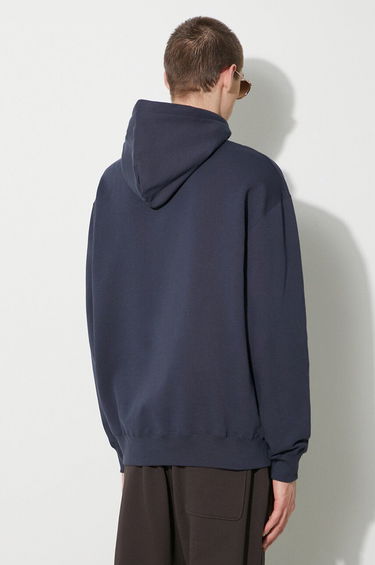 Mikina WOOD WOOD Wood Wood Cass AA Moss Embroidery Hoodie Navy | 10285606.2424, 2