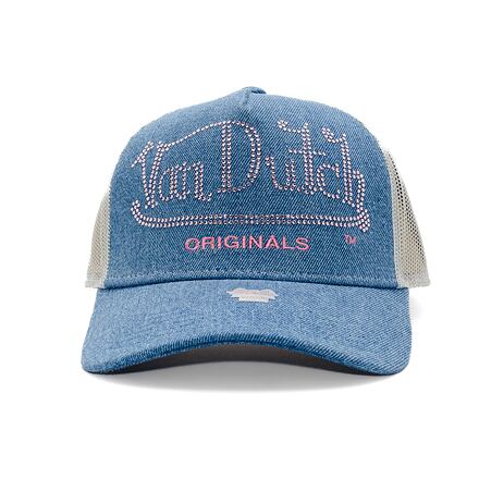 Šiltovka Von Dutch Von Dutch Trucker Fargo Denim Cap Modrá | VD-7030842, 1