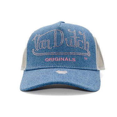 Šiltovka Von Dutch Von Dutch Trucker Fargo Denim Cap Modrá | VD-7030842, 1