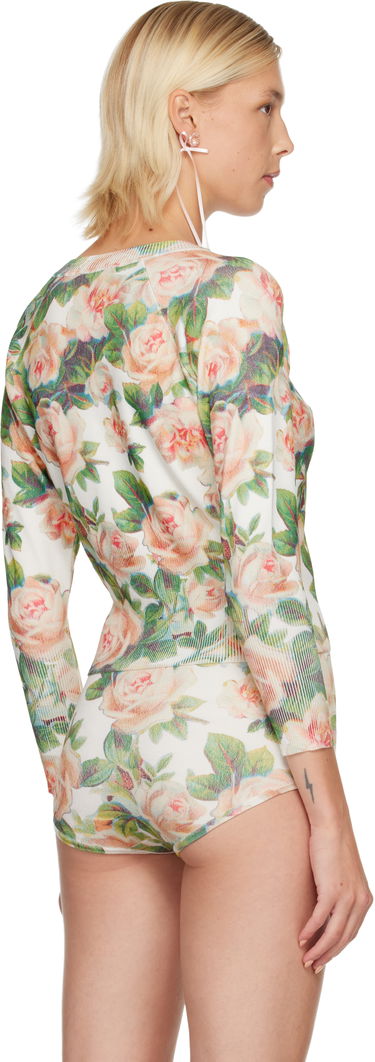 Sveter Simone Rocha Simone Rocha Shrunken Floral Knit Cardigan Rôznofarebný | EMK1P 0668, 2