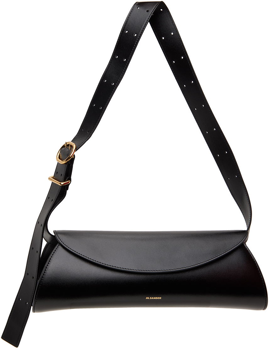 Taška cez rameno Jil Sander Grande Cannolo Bag Čierna | J08WD0051_P4840, 0