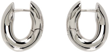 Náušnice Balenciaga Loop XXS Earrings Šedá | 656263 TZ99S, 0