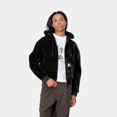 Mikina Carhartt WIP Active Fleece Zip-Up Hoodie Čierna | I033905_8, 0