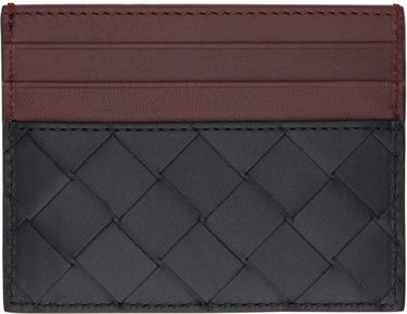 Peňaženka Bottega Veneta Intrecciato Leather Card Holder Čierna | 795612VCPQ51226, 0
