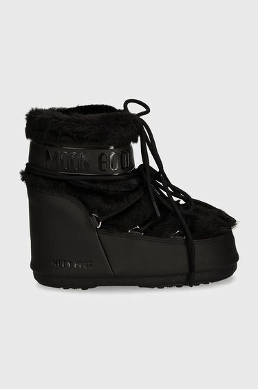 Tenisky a topánky Moon Boot MB ICON LOW FAUX FUR Boots Čierna | 80D1409390.N001, 1