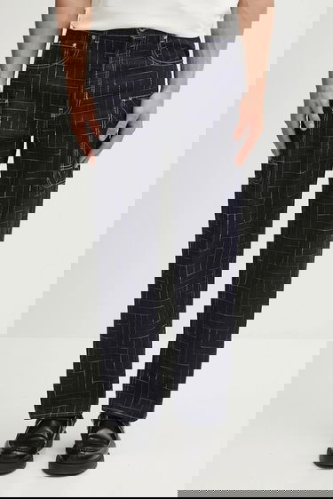 Cargo nohavice KENZO Kenzo Weave Cargo Monkey Fit Pants Navy | FF65DP4086V1, 0